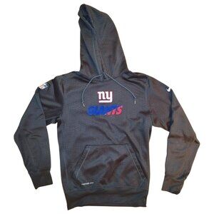 Nike NFL New York Giants Hoodie - Men's Small - Therma-Fit, Black